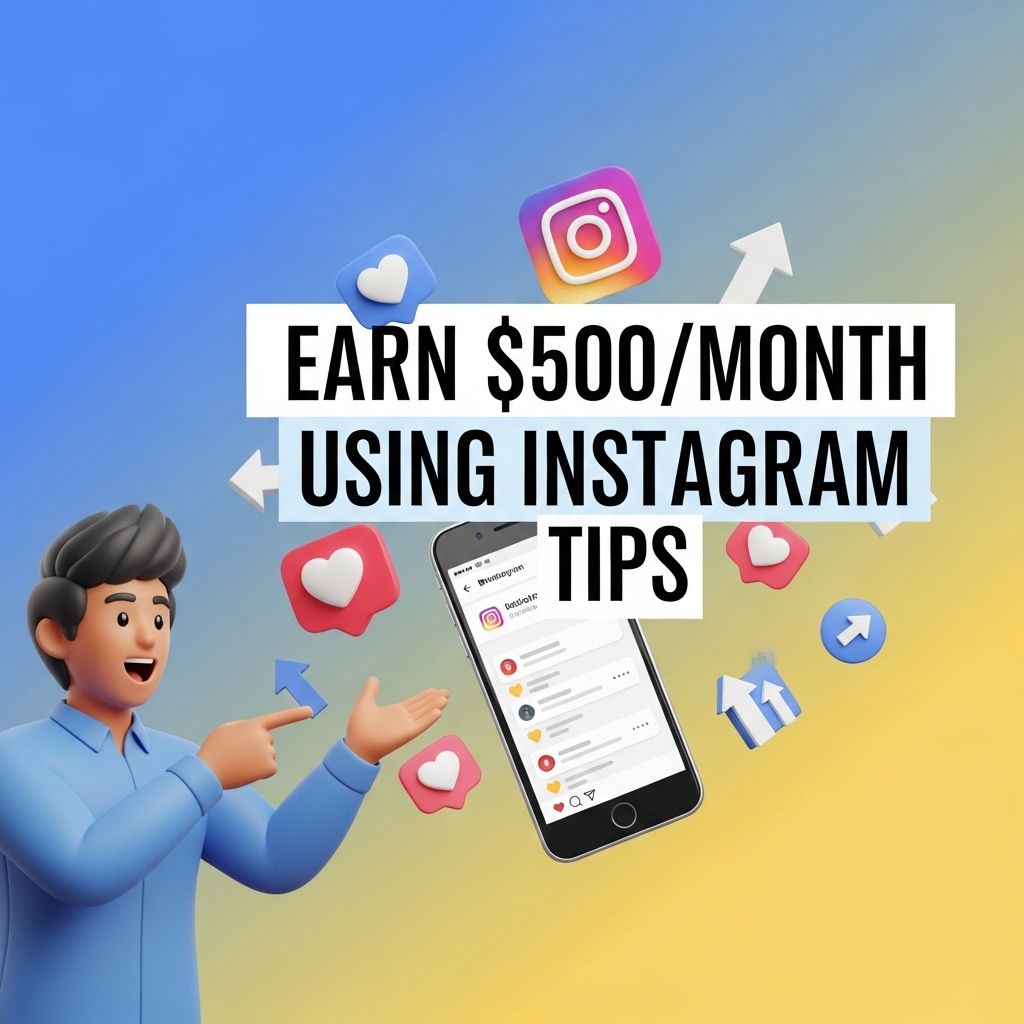 Earn $500 a Month with Instagram Tips earn 500 month instagram