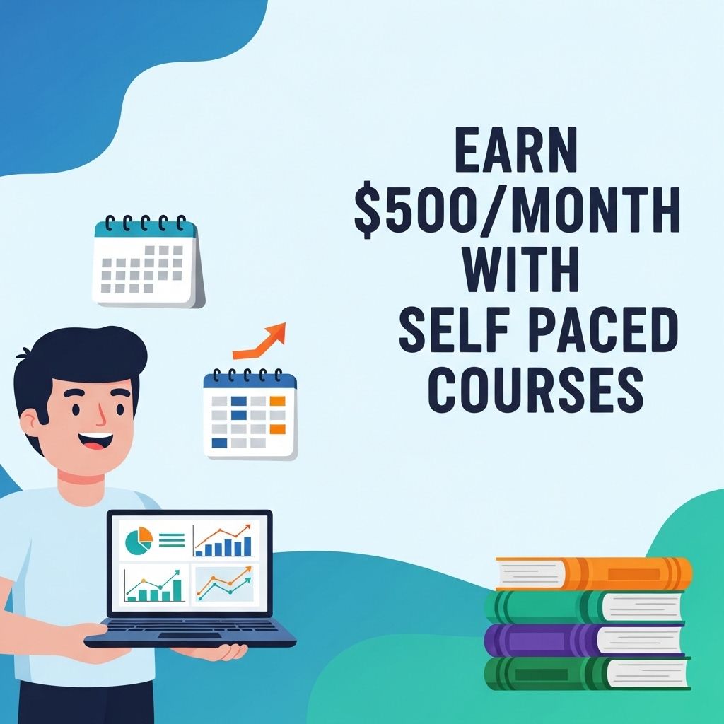 earn 500 month self paced courses