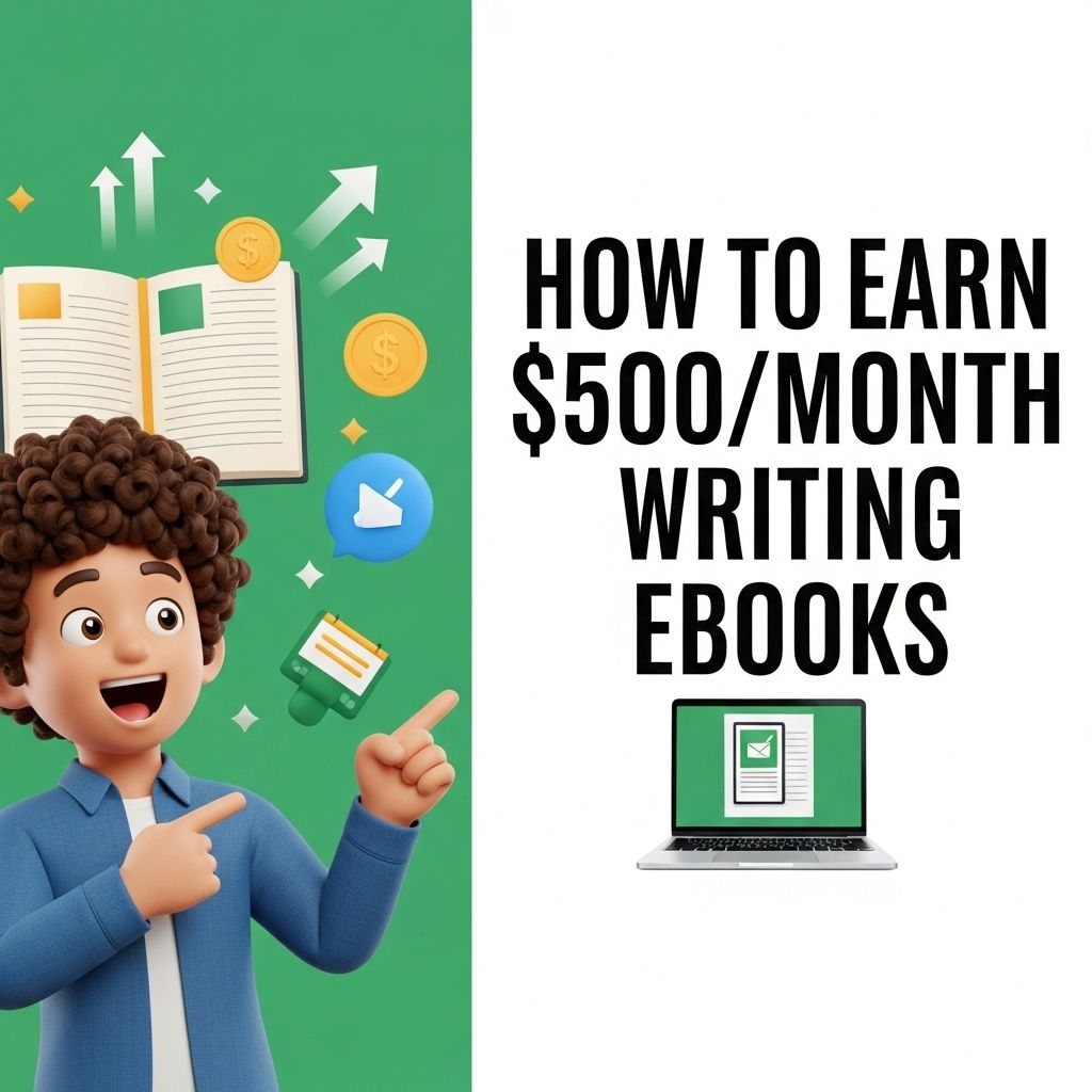 earn 500 month writing ebooks