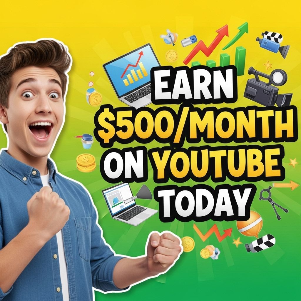 earn 500 month youtube 1