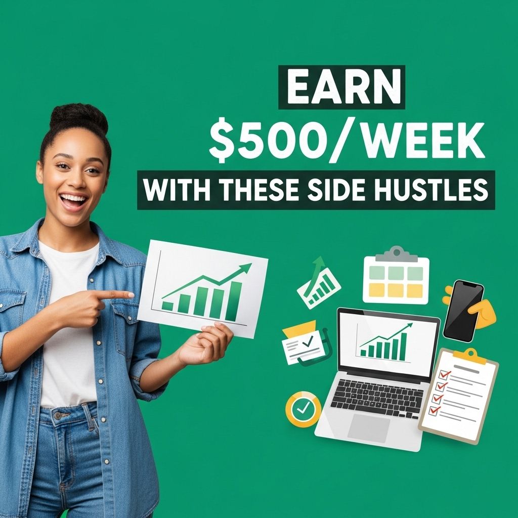 Earn $500 a Week: Top Side Hustles That Work earn 500 week side hustles