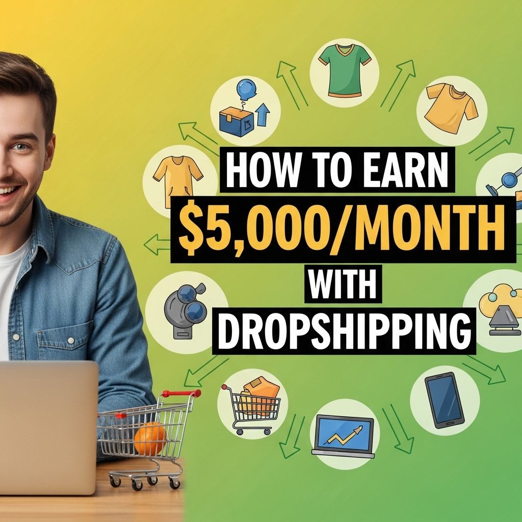 earn 5000 month dropshipping