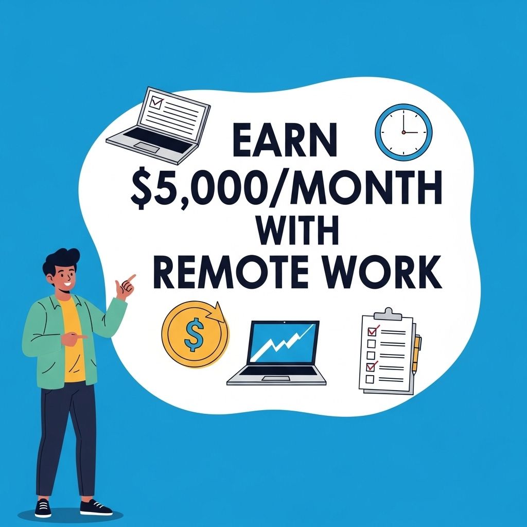 earn 5000 month remote work