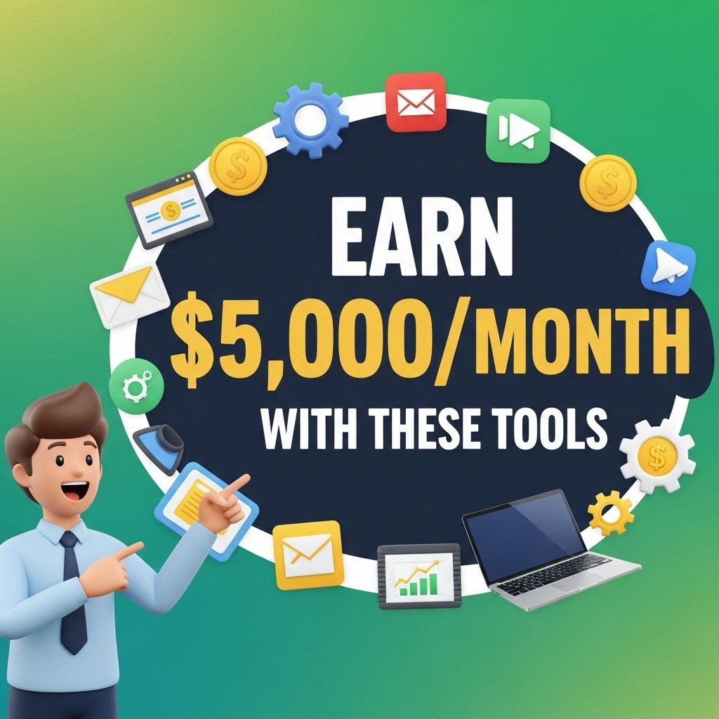 Unlock $5,000/Month: Essential Tools You Need earn 5000 month tools