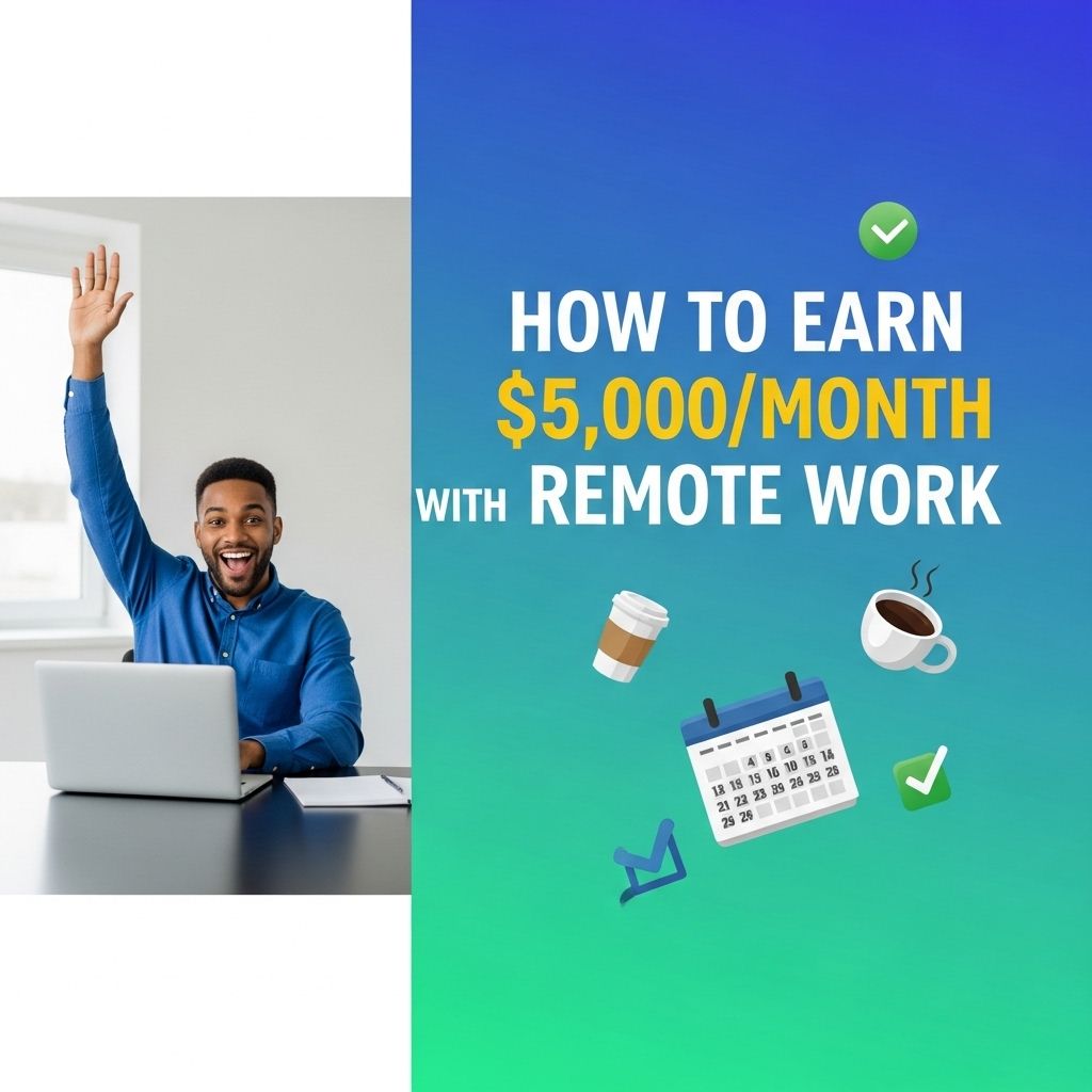 Earn $5,000 Monthly with Remote Work earn 5000 monthly remote work