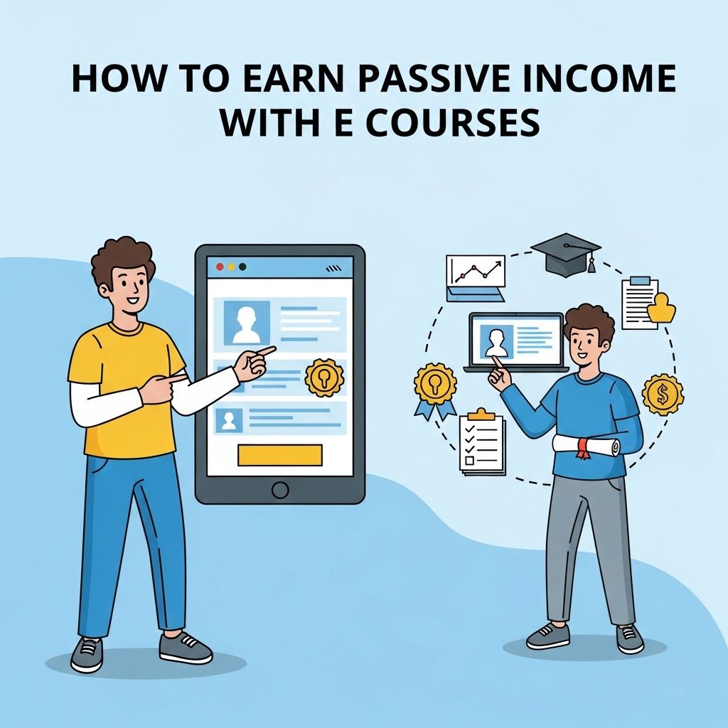 earn passive income e courses