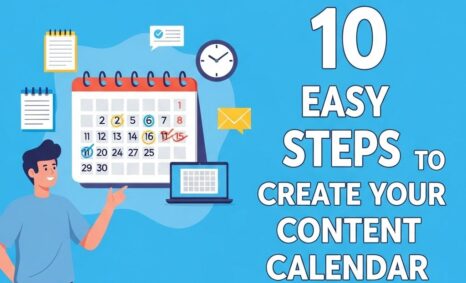 easy steps content calendar