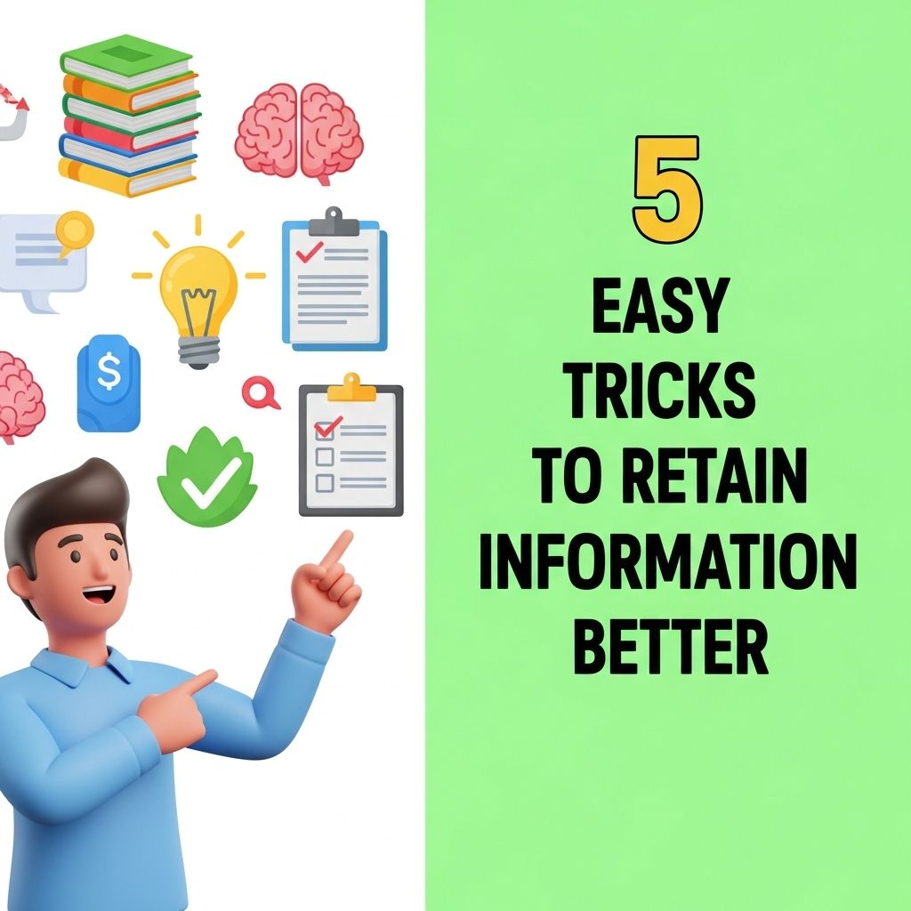 5 Easy Tricks to Retain Information Better easy tricks retain information