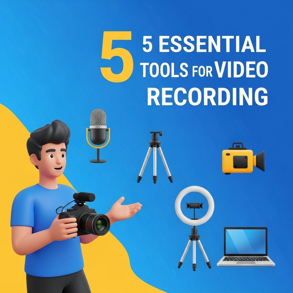 5 Essential Tools for High-Quality Video Recording essential tools video recording
