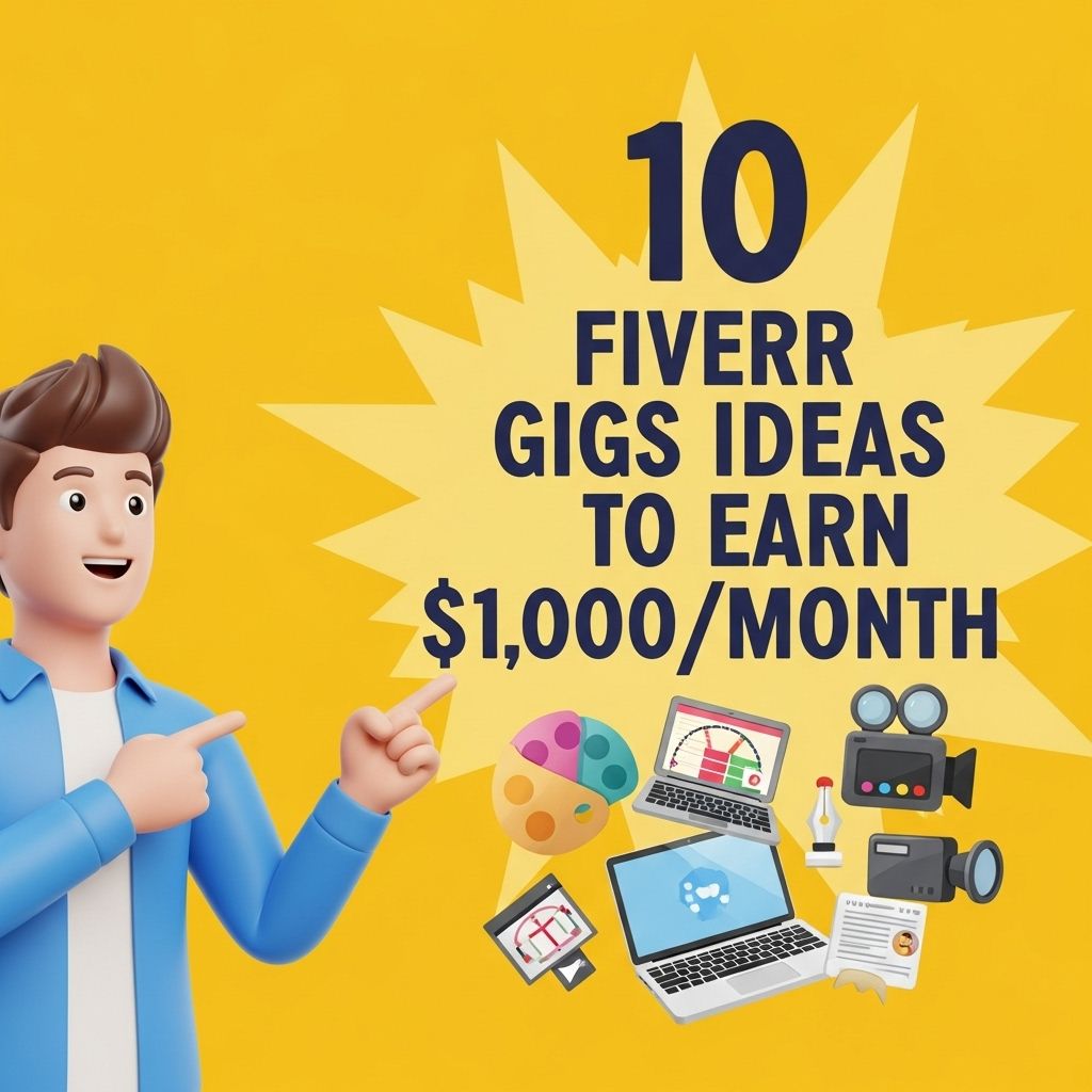 10 Fiverr Gig Ideas to Earn $1,000/Month fiverr gig ideas earn 1000
