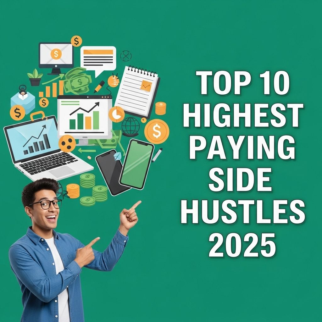 Top 10 Highest Paying Side Hustles for 2025 highest paying side hustles 2025 1