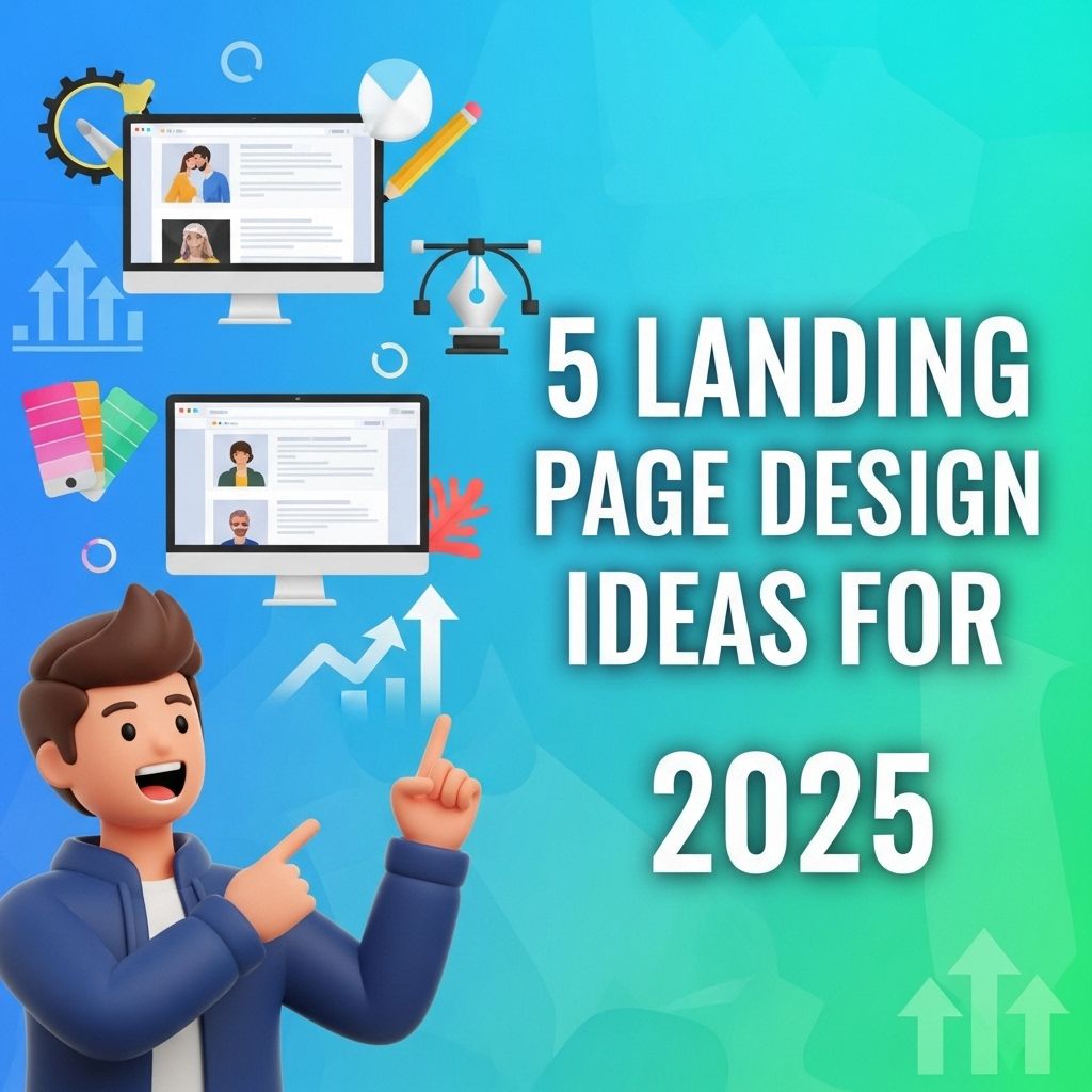 5 Innovative Landing Page Design Ideas for 2025 landing page design ideas 2025 1