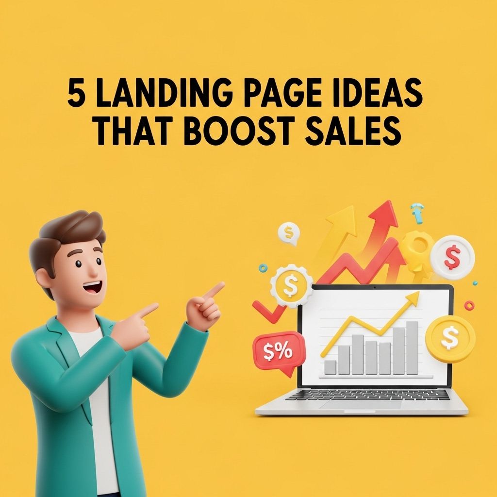 5 Landing Page Ideas to Boost Sales landing page ideas sales