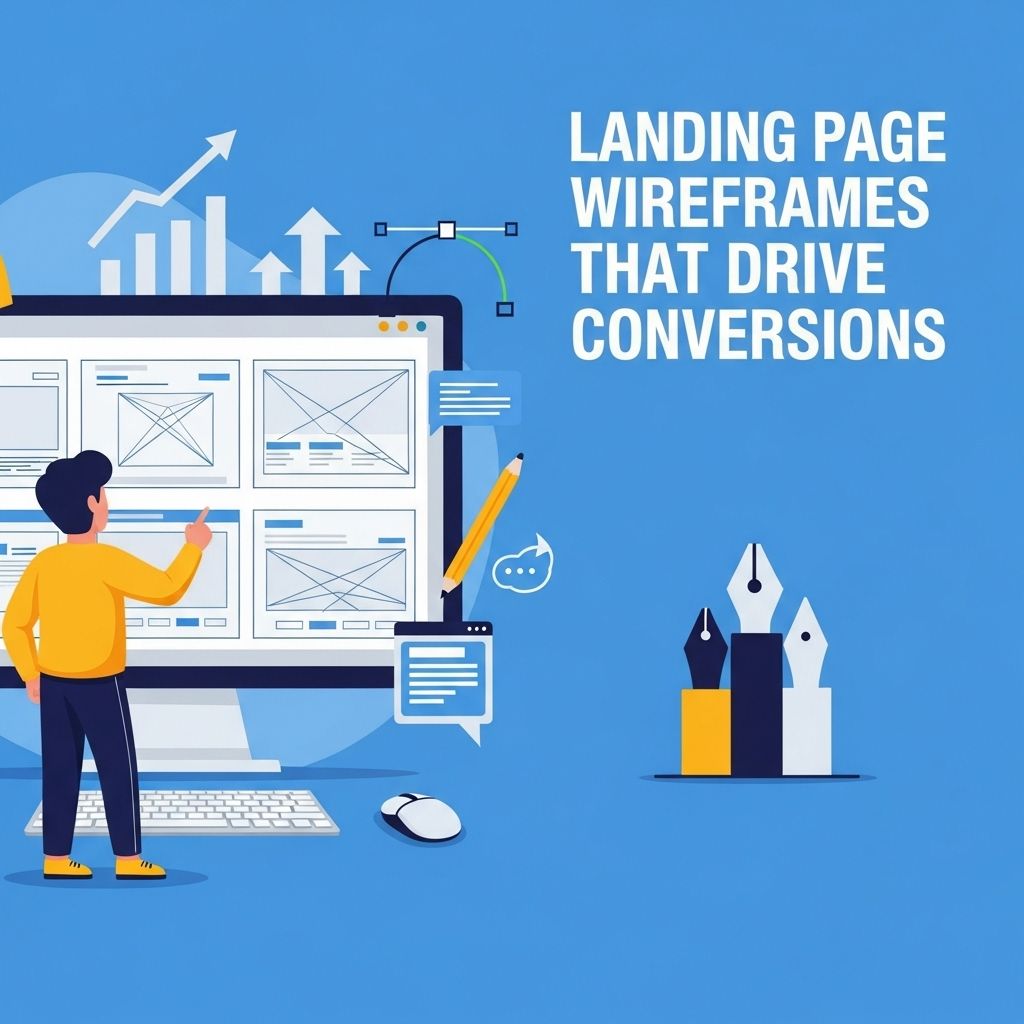 landing page wireframes conversions