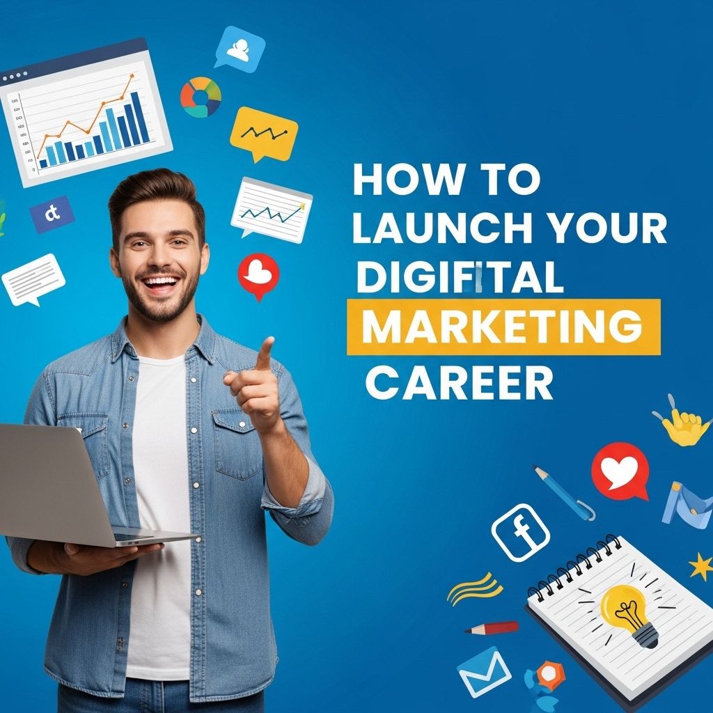 launch digital marketing career