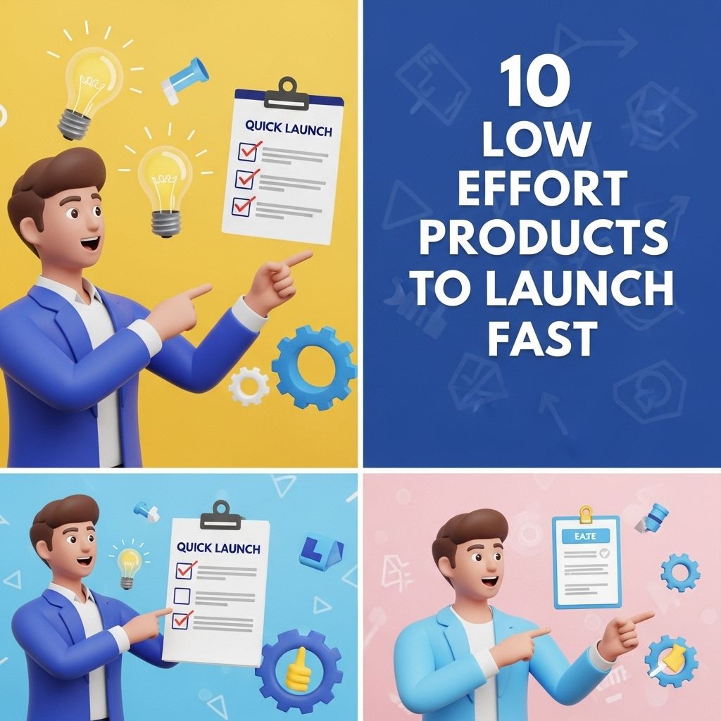 low effort products launch fast