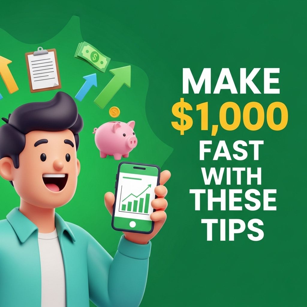 make 1000 fast tips