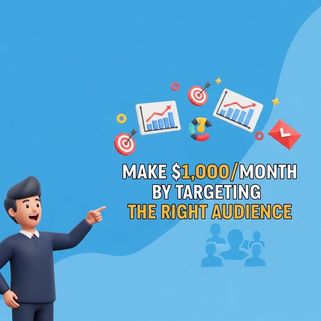 Make $1,000/Month By Targeting The Right Audience make 1000 month target audience