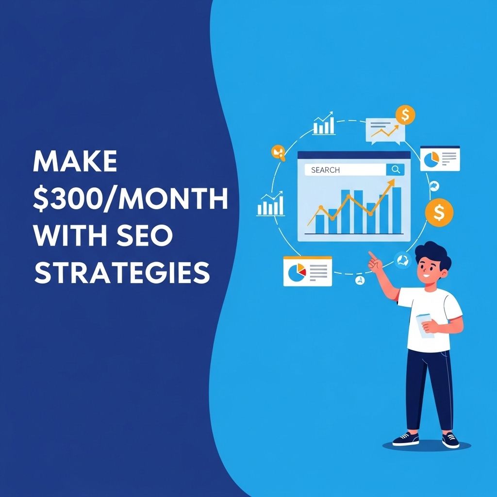 make 300 month seo strategies