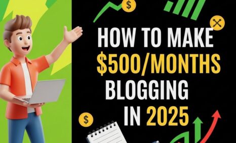 make 500 month blogging