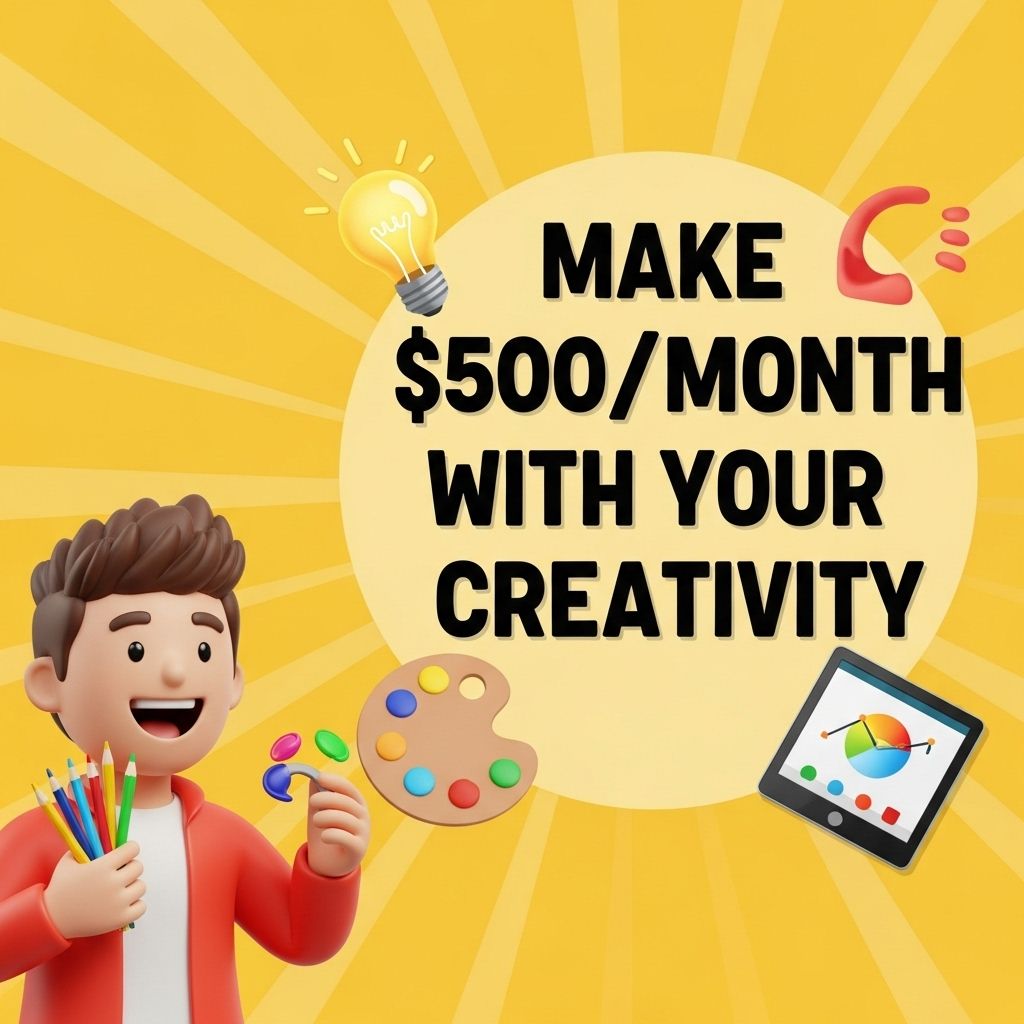 make 500 month creativity