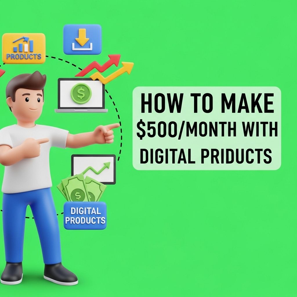 Unlock $500/Month with Digital Products make 500 month digital products