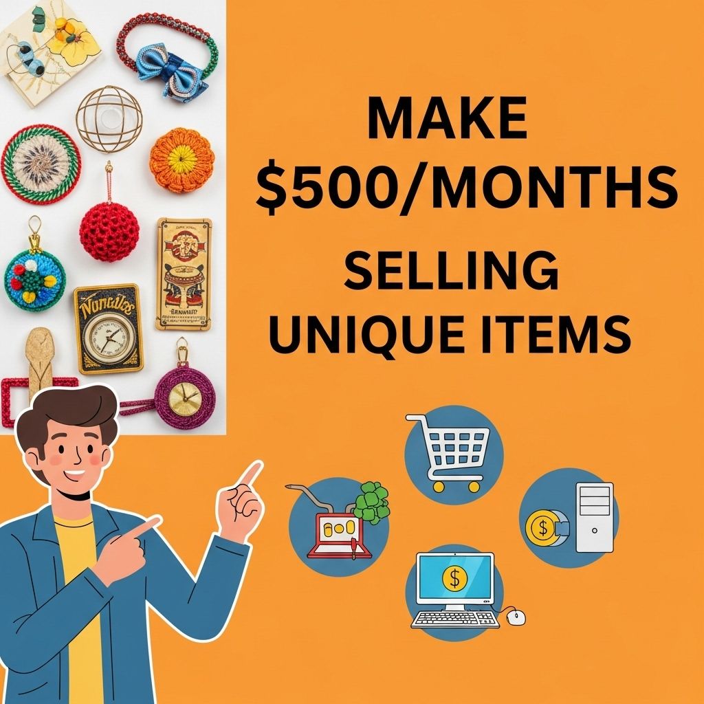 make 500 month selling unique items
