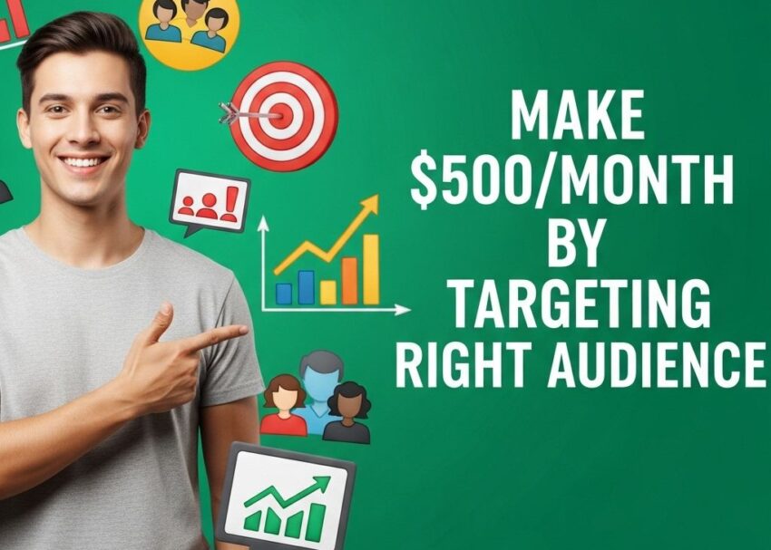 make 500 month targeting audience