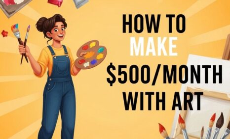 make 500 month with art