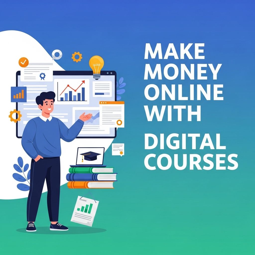 Unlocking Income: Make Money Online with Digital Courses make money online digital courses