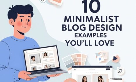 minimalist blog design examples