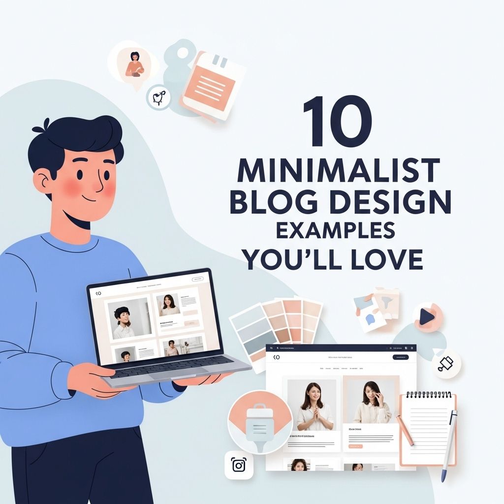 minimalist blog design