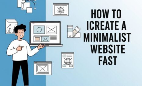 minimalist website fast