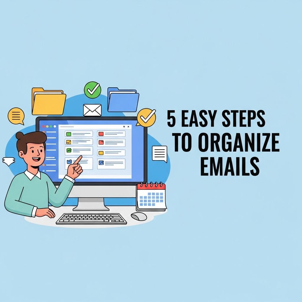organize emails 5 steps