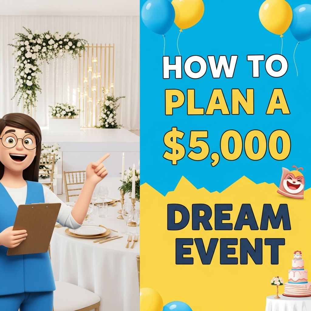 How to Plan Your $5,000 Dream Event plan 5000 dream event