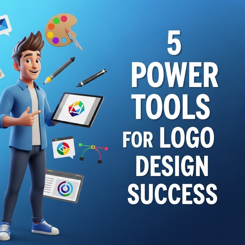 power tools logo design