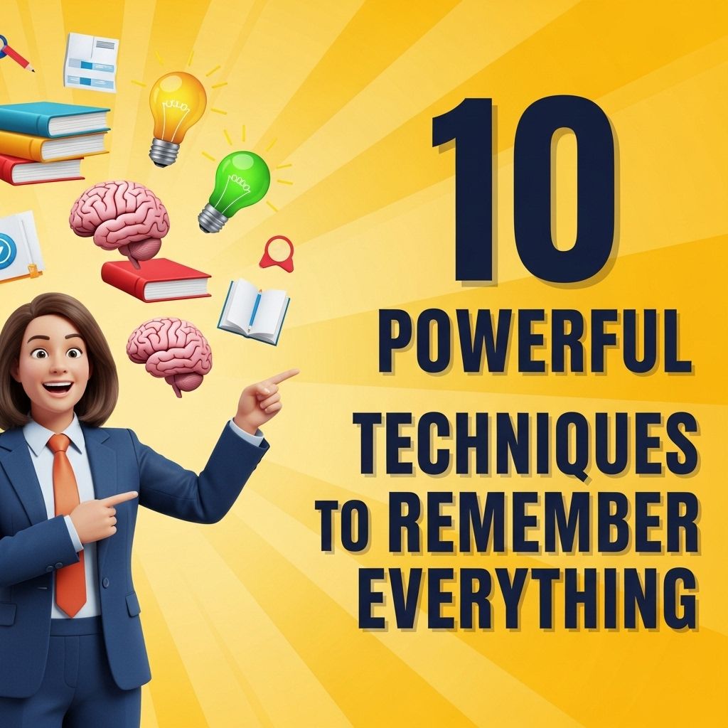 10 Powerful Techniques to Remember Everything powerful memory techniques