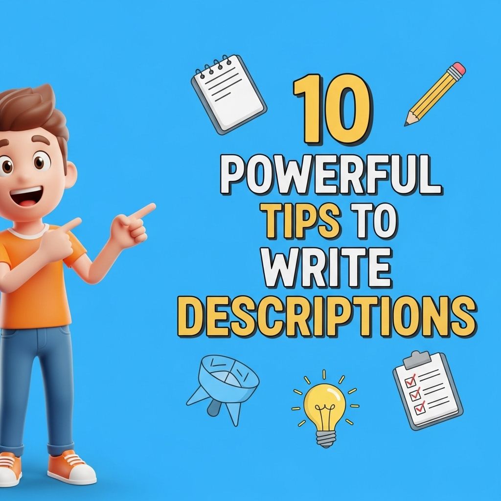 10 Powerful Tips for Writing Descriptions powerful tips writing descriptions