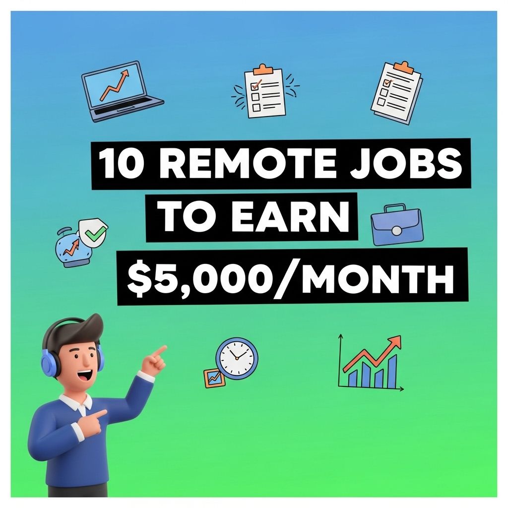 10 Remote Jobs That Pay $5,000 a Month remote jobs 5000 month