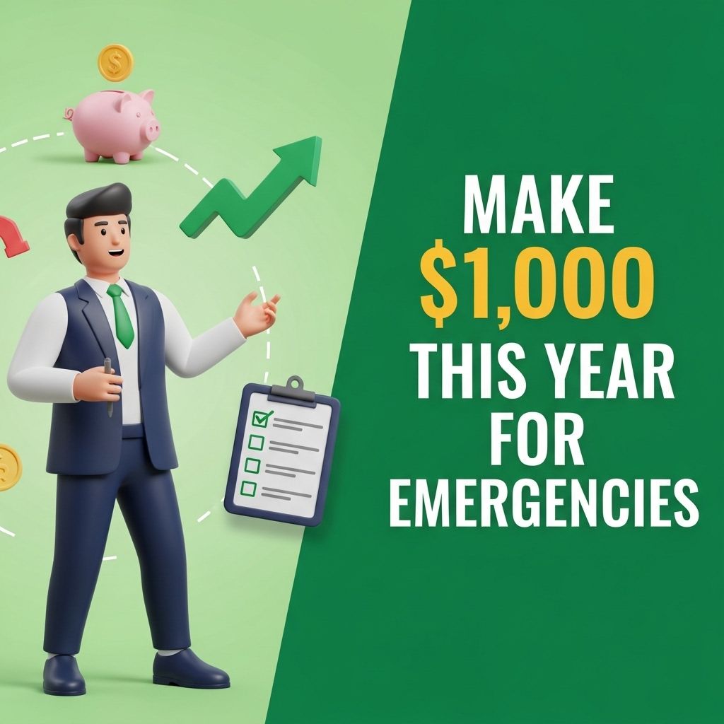 How to Save $1,000 This Year for Emergencies save 1000 emergency fund