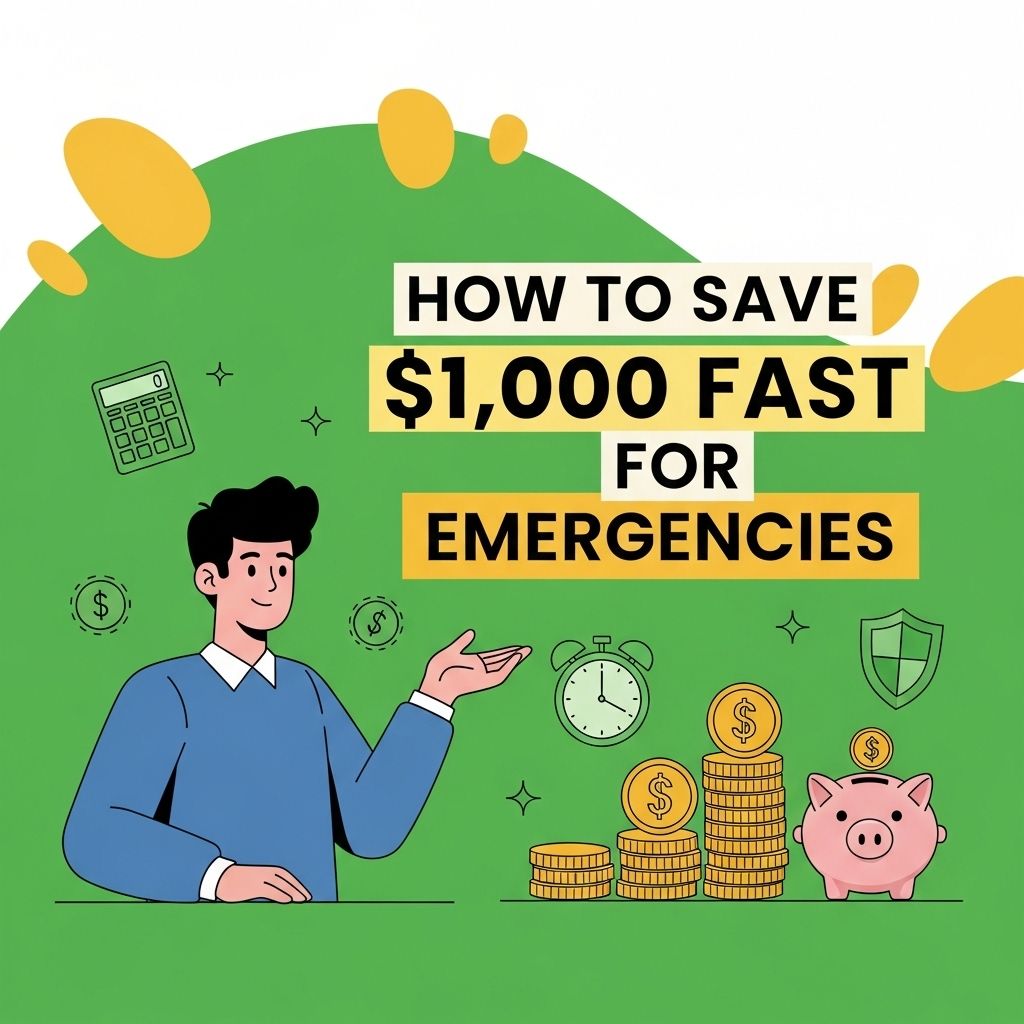 Quick Ways to Save $1,000 for Emergencies save 1000 fast emergencies