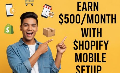 shopify mobile setup income