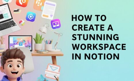 stunning notion workspace