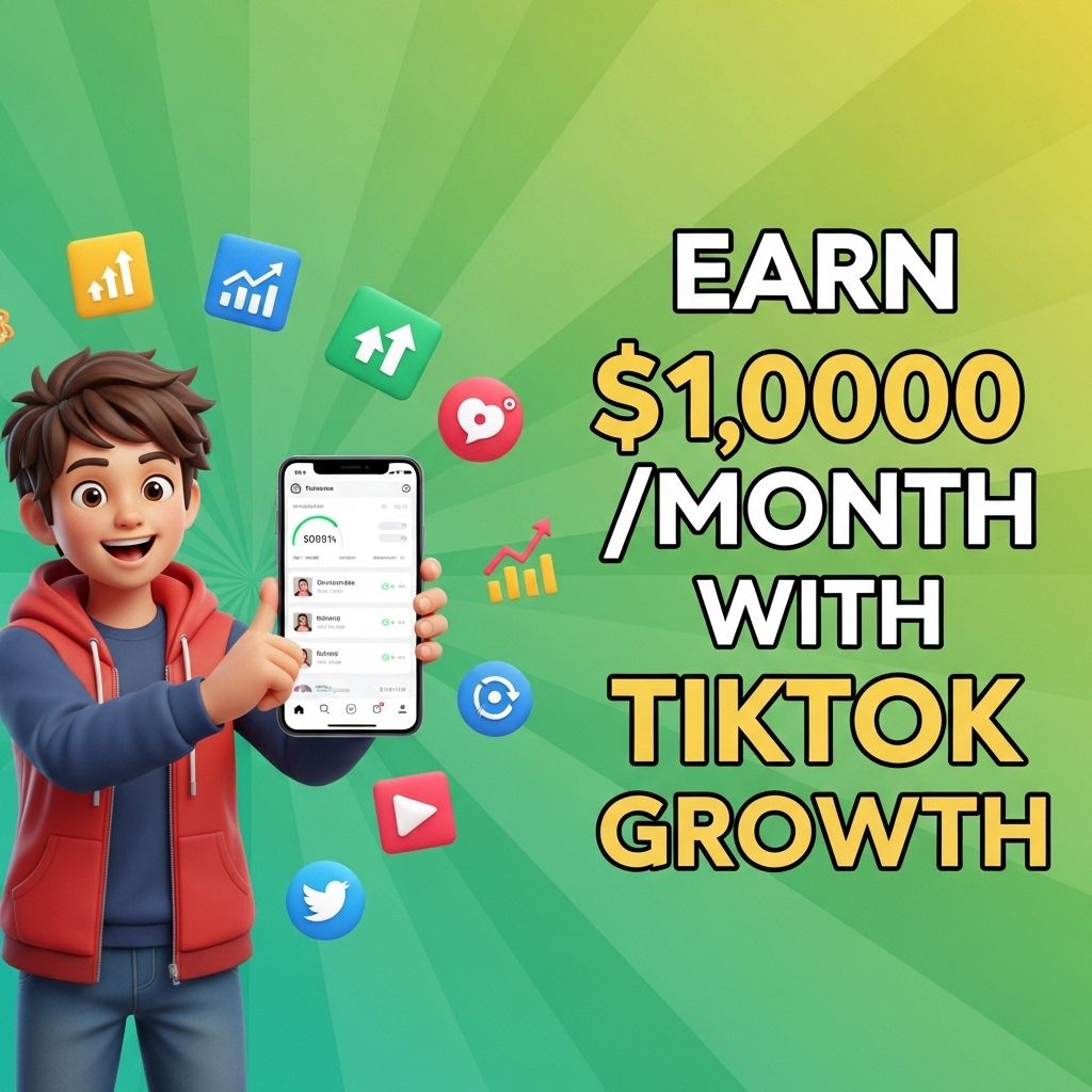 tiktok growth earn 1000 month