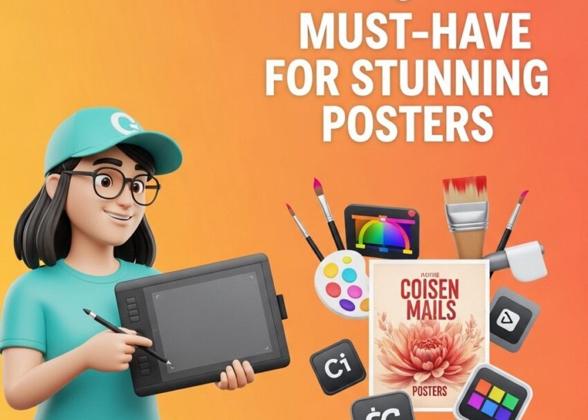 5 Must-Have Tools for Stunning Posters tools for stunning posters 1