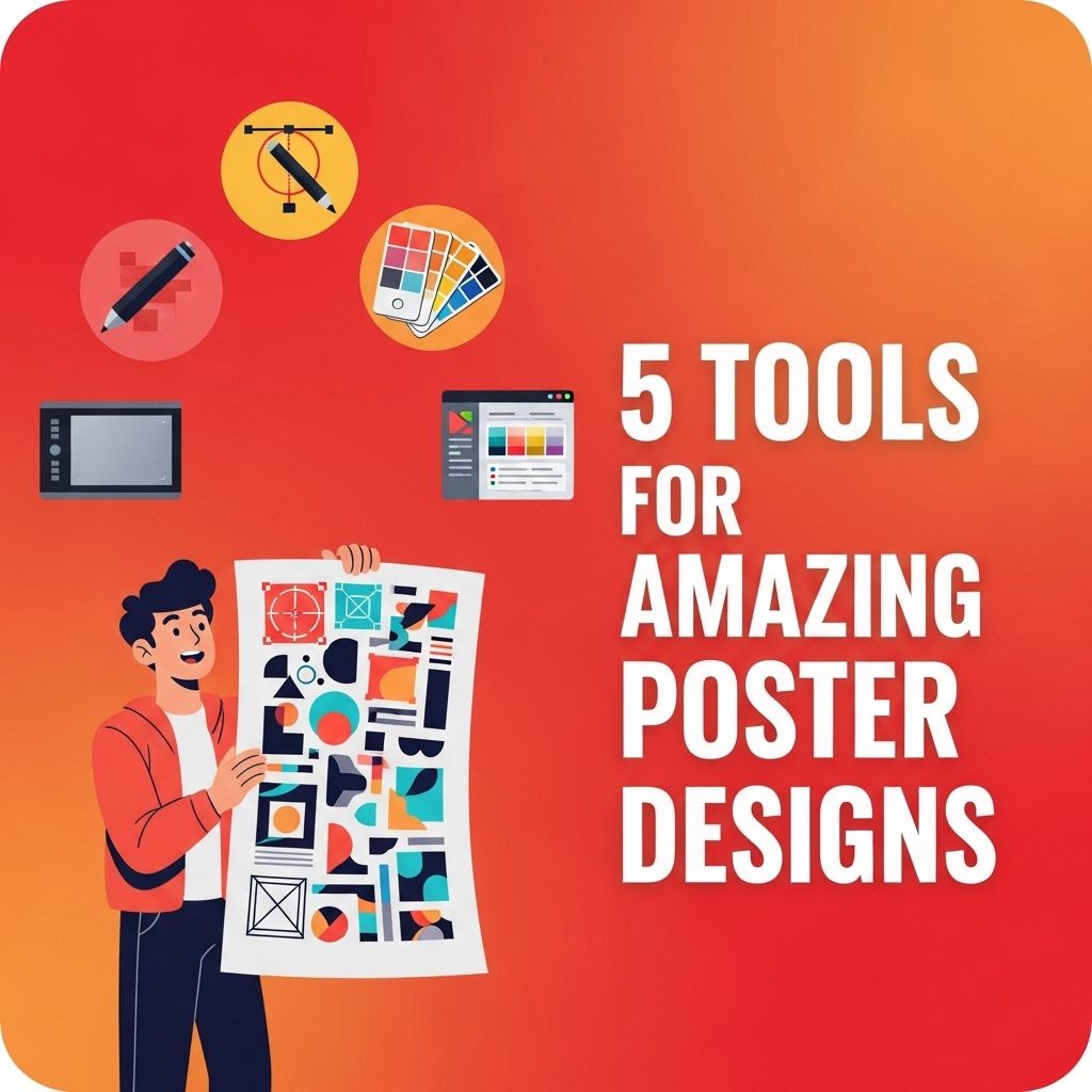 5 Must-Have Tools for Stunning Poster Designs tools for stunning posters