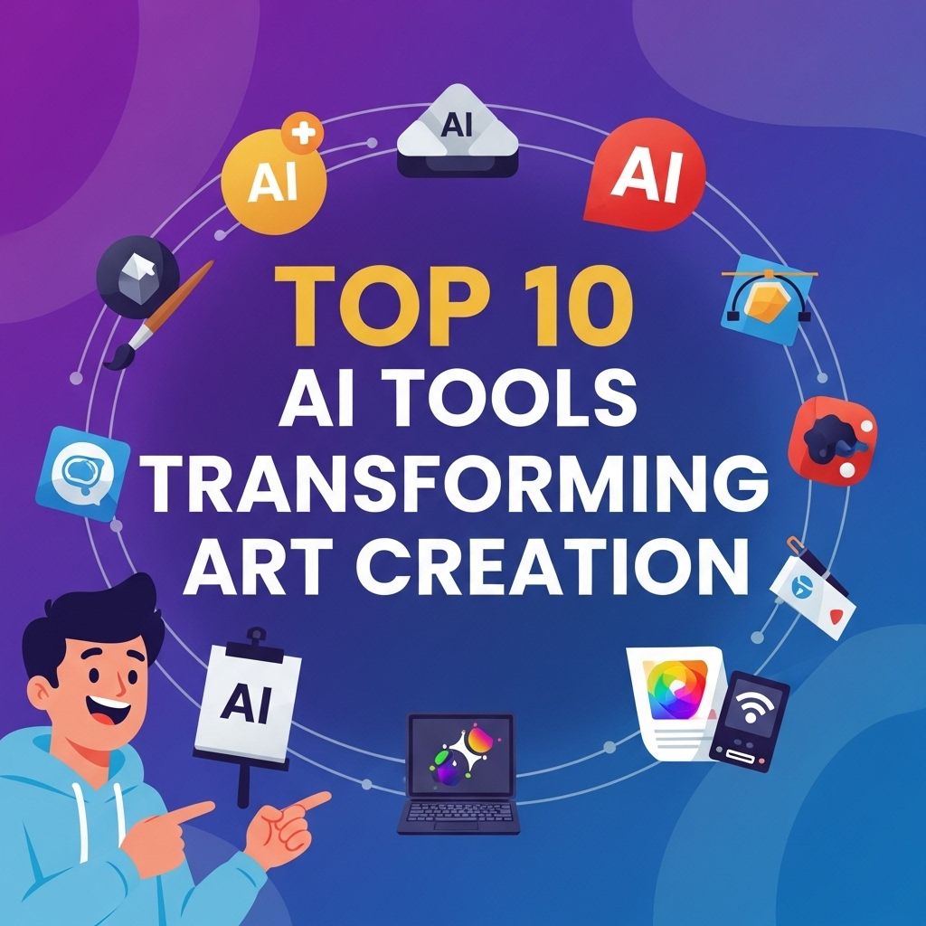 Top 10 AI Tools Transforming Art Creation top 10 ai art tools 1