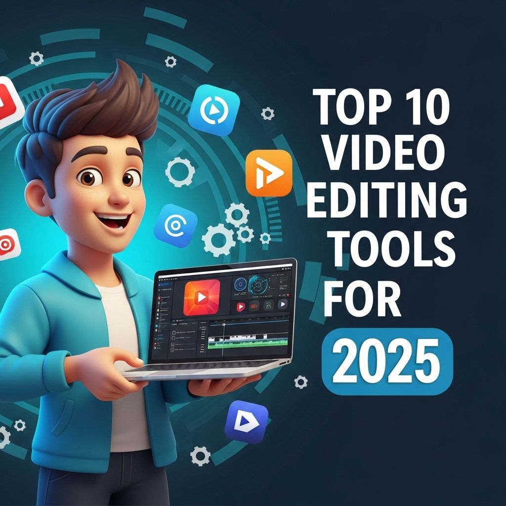 top 10 video editing tools 2025