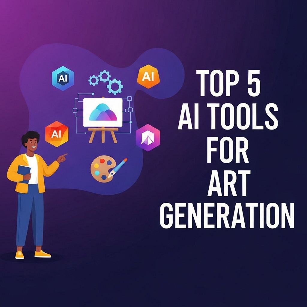 top 5 ai tools art generation