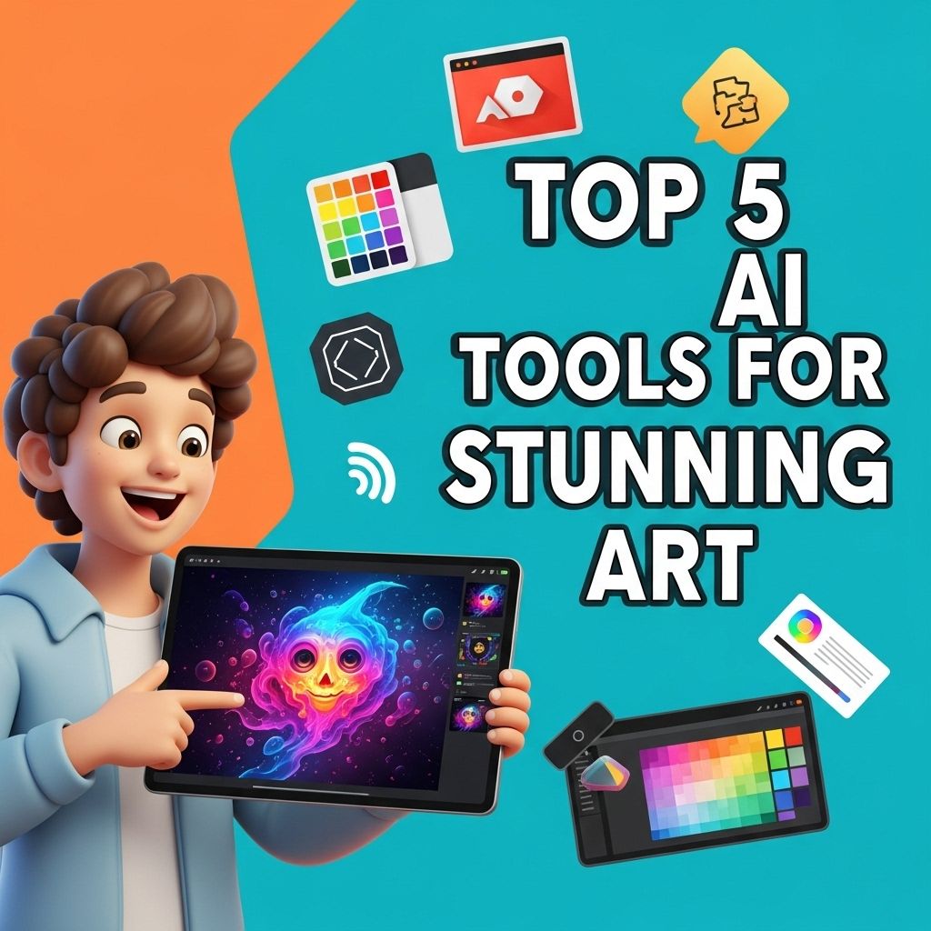 Top 5 AI Tools for Stunning Art Creations top 5 ai tools art